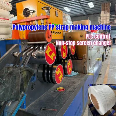 230-260Kg/h High Efficiency PP Strap Making Machine With Automatic Screen Changer