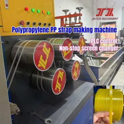 Ayarlanabilir Çember Gerginliği ve Çift İstasyonlu Sarıcı ile PLC Kontrollü PP Çemberleme Bandı Üretim Hattı