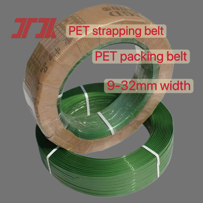 % 100 PET şişe kabuğu veya ezilmiş malzemelerin üretimi için otomatik PET bağlama 16 mm PET ambalaj kemeri