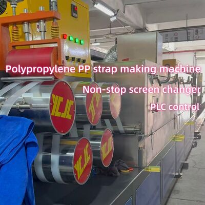 Otomatik sarma makinesi ile özelleştirilebilir 5-19mm PP Kemer Üretim hattı