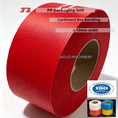 Yüksek hızlı PET PP ambalaj kemeri beyaz 12mm PP ambalaj kemeri otomatik bantlama makinesi için uygundur