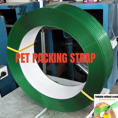 Enerji tasarrufu sağlayan PET plastik çelik kemer üretim hattı 220-250kg/H kapasiteli ağır yük paketleme için
