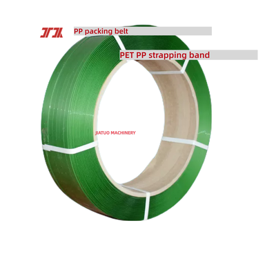 Dayanıklı kilitleme mekanizmalı, yüksek hızlı, 16 mm'lik PET Paketleme bandına sahip otomatik PET PP çemberleme
