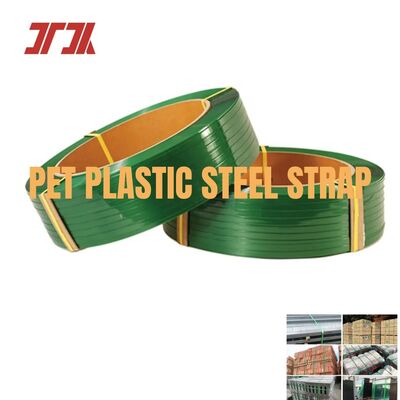 9-32mm Yumuşak Çizilmiş Yüzey Pet Ağır Kargo Ambalajı için Plastik Ambalaj Kemeri