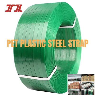 9-32mm Yumuşak Çizilmiş Yüzey Pet Ağır Kargo Ambalajı için Plastik Ambalaj Kemeri