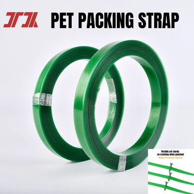 9-32mm Yumuşak Çizilmiş Yüzey Pet Ağır Kargo Ambalajı için Plastik Ambalaj Kemeri