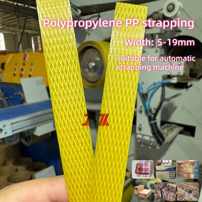 Otomatik Kemerleme Makineleri için % 100 Polipropilen PP Paket Kemeri 12mm PP Paket Kemeri