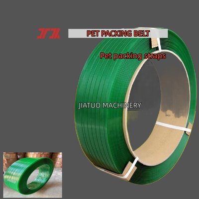 Yüksek hızlı PET çemberleme 16mm yeşil PET ambalaj bandı pnömatik çemberleme makineleri için
