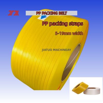 Yarı otomatik çemberleme makineleri için %100 Polipropilen PP çemberleme kemeri 12 mm PP Çemberleme bandı