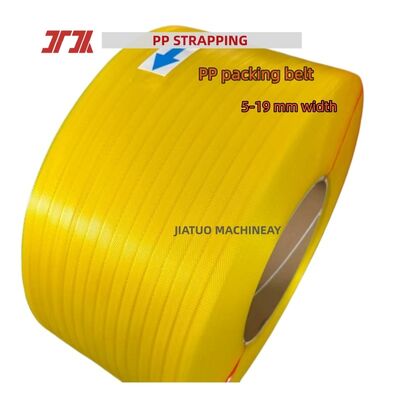 Yarı otomatik çemberleme makineleri için %100 Polipropilen PP çemberleme kemeri 12 mm PP Çemberleme bandı