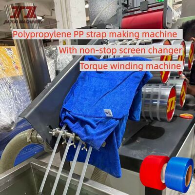 200-300m/min Çalışma Hızı Pp 100-600kg/s Yüksek Kapasite için Kemer Ekstrüzyon hattı