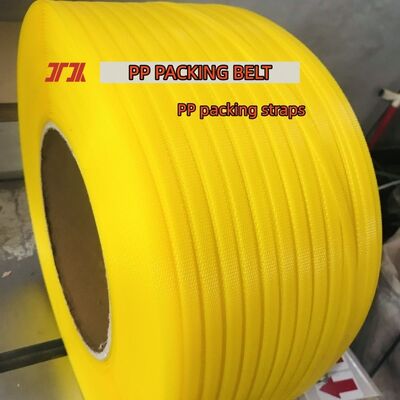 Otomatik Çemberleme Makineleri için Şeffaf PP Ambalaj kayışı 12mm Yüksek Hızlı PP Çemberleme