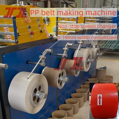 PP kayış yapım makinesi PP Kayış Bandı Ekstrüzyon Hattı PLC Tam Otomatik Kontrol Sistemi ile