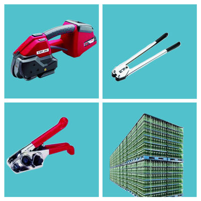 Handheld Poly Band Belt Packing Bundling Brick Battery Automatic Strapping Machine