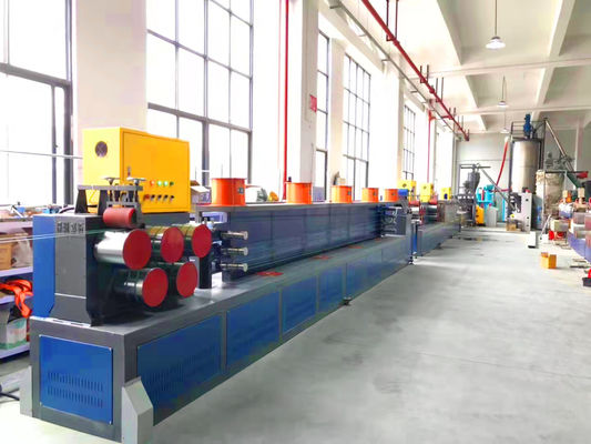 PET Packing Belt/Tape Extruding Machinery for Packing with 100% Recycled Bottle Flakes