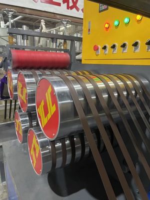 Adjustable Speed and 150KG-600KG/H Output PP Strapping Band Extrusion Line for Products