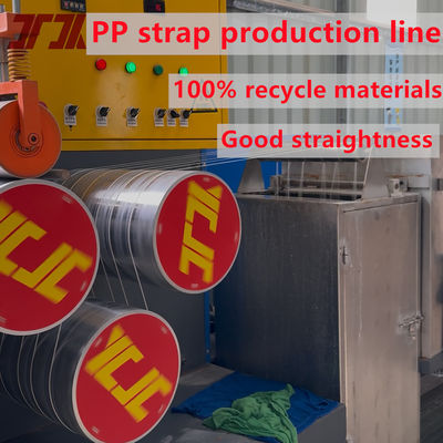 High Precision Single Double Screw PP Strapping Band Extruding Machine With Pneumatic Winder