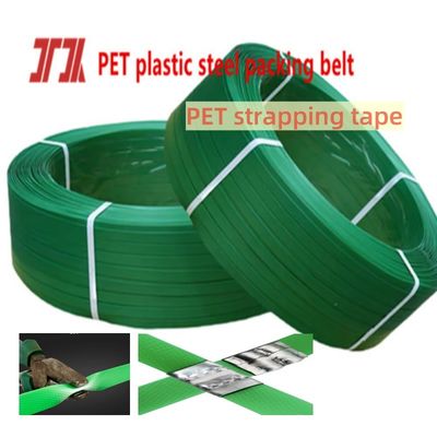 Black PET plastic band 9-32mm automatic PET strapping 200-1500KG tensile strength