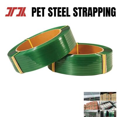 9-32mm Yumuşak Çizilmiş Yüzey Pet Ağır Kargo Ambalajı için Plastik Ambalaj Kemeri