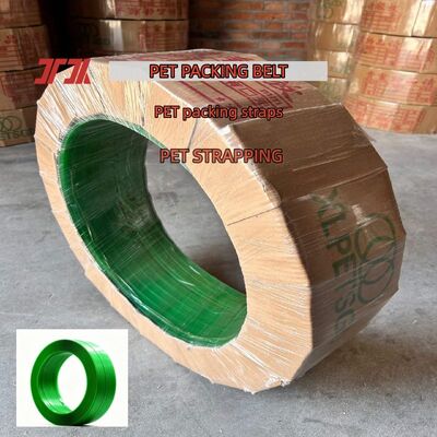 PET kuşak 12mm PET ambalaj kuşak yeşil PET kuşak çelik kuşak % 100 geri dönüştürülmüş malzemeden