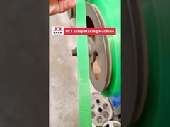PLC kontrollü 200kg/h Plastik PET Kayış Yapma Makinesi 200KW