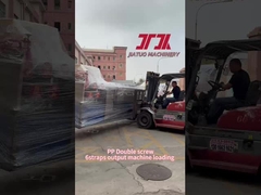 Çift vidalı 6 kayışlı çıkış, müşterimize makine yüklemesi yapıyor, bize bir teklif işi dileyin！
